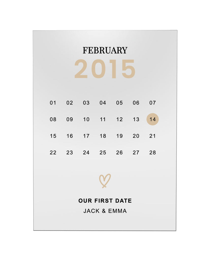 Calendar Plaque - A5