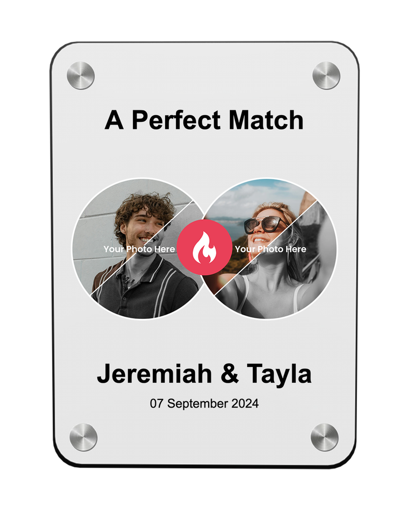 Perfect Match Plaque - Magnet