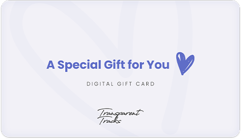 Transparent Tracks gift card