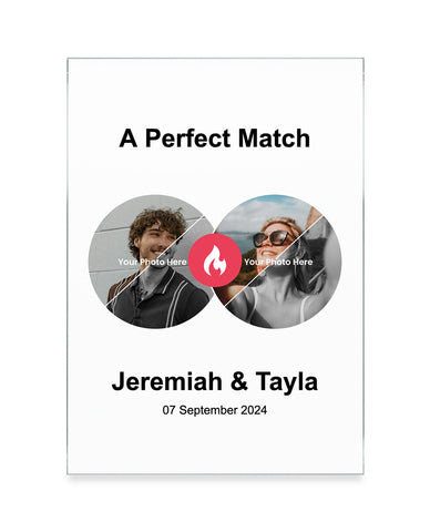 Perfect Match Plaque - A5