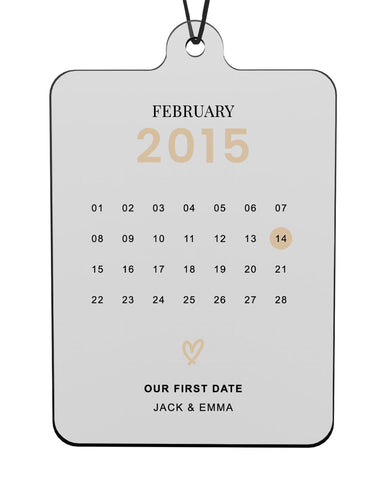 Calendar Plaque - Ornament
