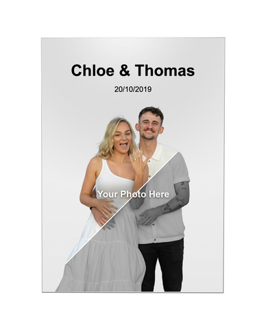 Cutout Portrait Plaque - A4