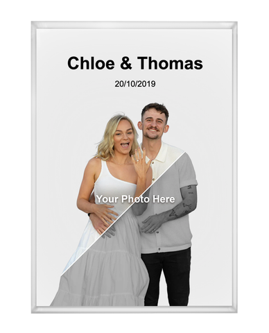 Cutout Portrait Plaque - Block