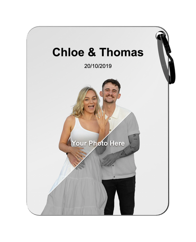 Cutout Portrait Plaque - Keychain