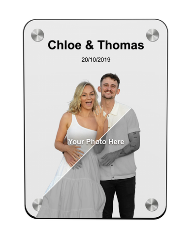Cutout Portrait Plaque - Magnet