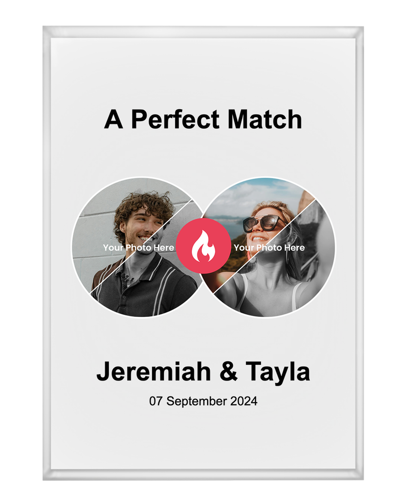 Perfect Match Plaque - Block
