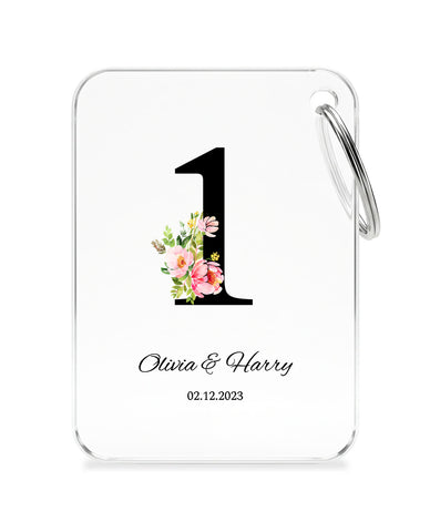 Anniversary Keychain