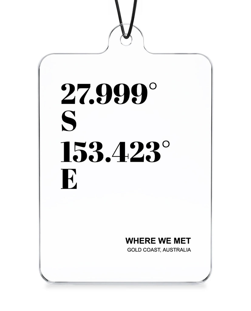 Coordinates Ornament