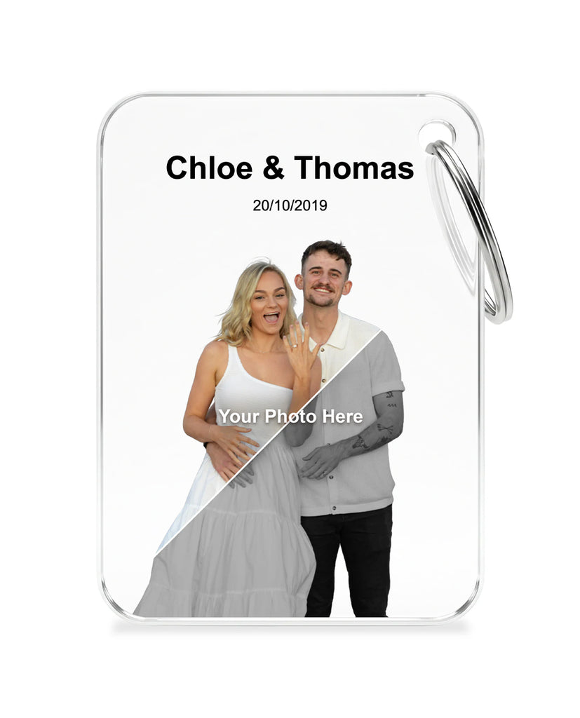 Cutout Portrait Keychain