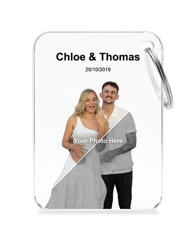 Cutout Portrait Keychain