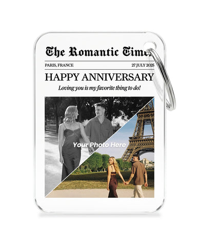 Newspaper Keychain