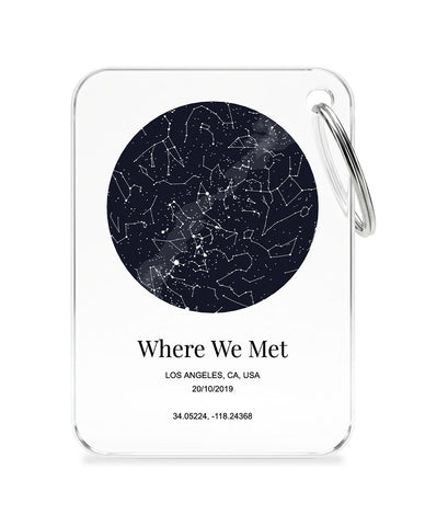 Night Sky Keychain