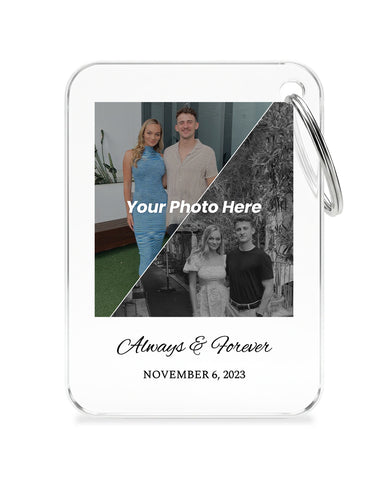 Photo Plaque Keychain