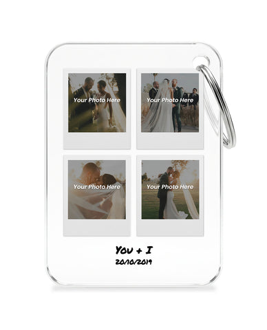 Retro Photo Keychain